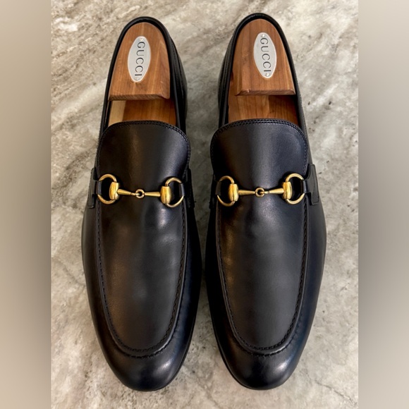 Gucci Other - GUCCI Jordaan Horsebit Black Leather Loafer 8 / 8.5 US 1953 Moccasin $1100